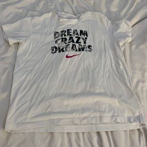 white nike short sleeve shirt M girl
